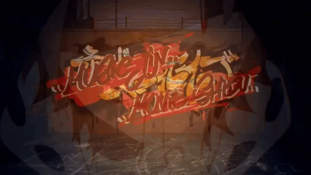 Shuuya Kano painting a wall in Yobanashi Deceive